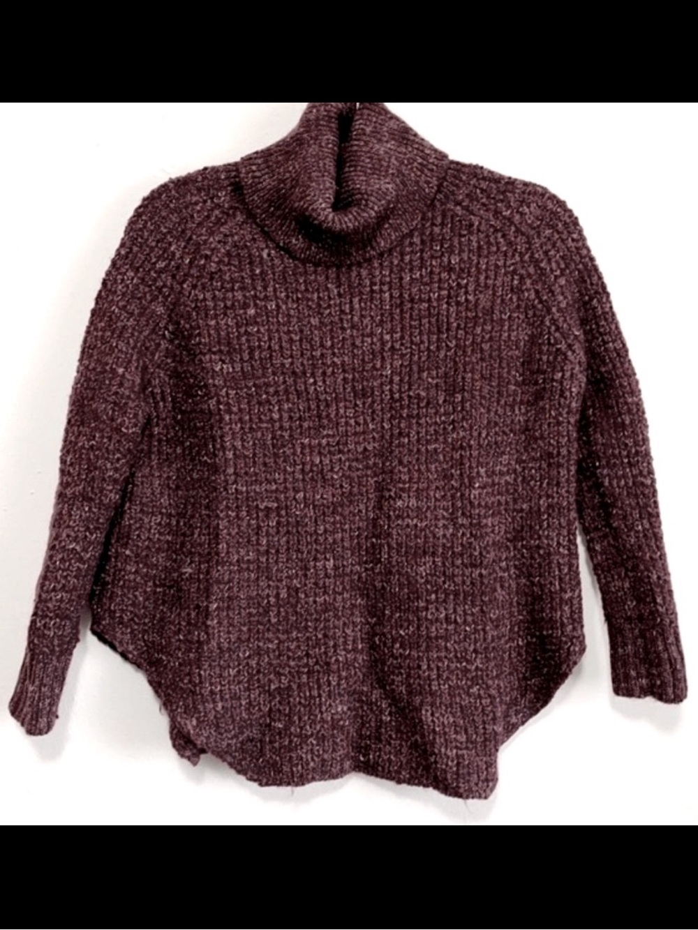 Free People Chunky Knit Turtleneck Sweater